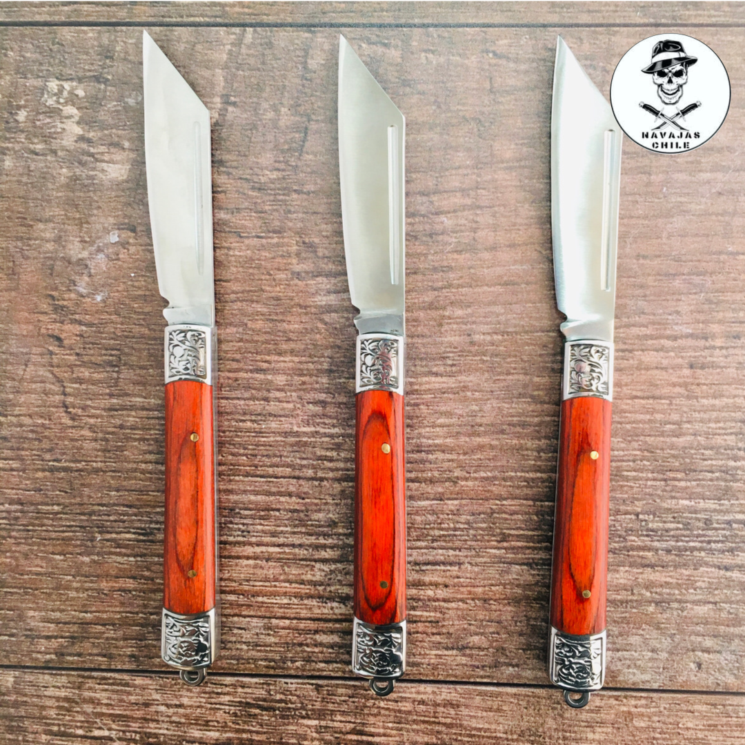 Cuchillo mango madera elegante