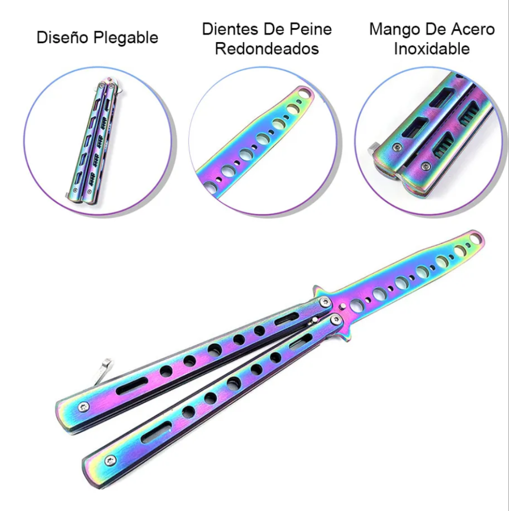 Mariposa de Entrenamiento Tornasol – Seguridad y estilo en cada movimiento