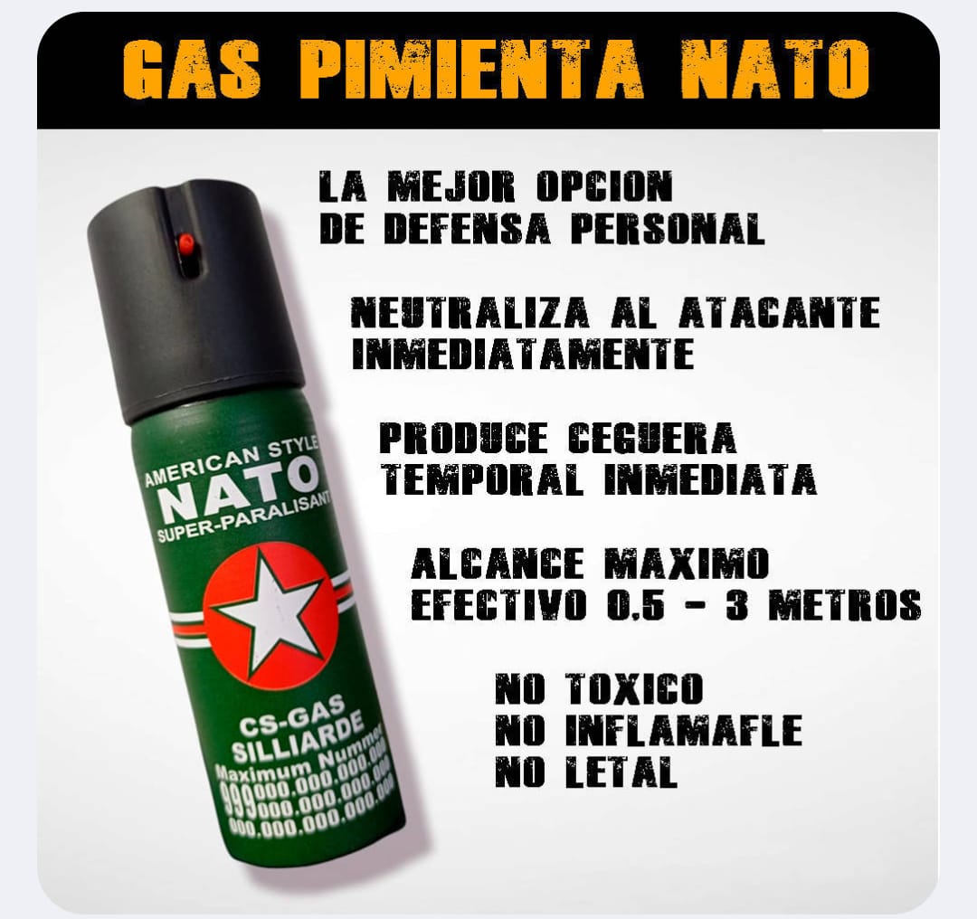 Gas pimienta Nato 60 ml X 10