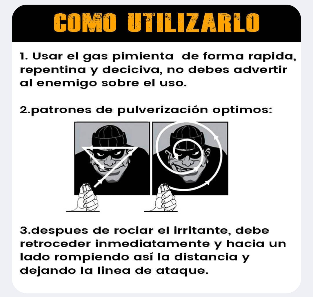 Gas pimienta Nato 60 ml X 10
