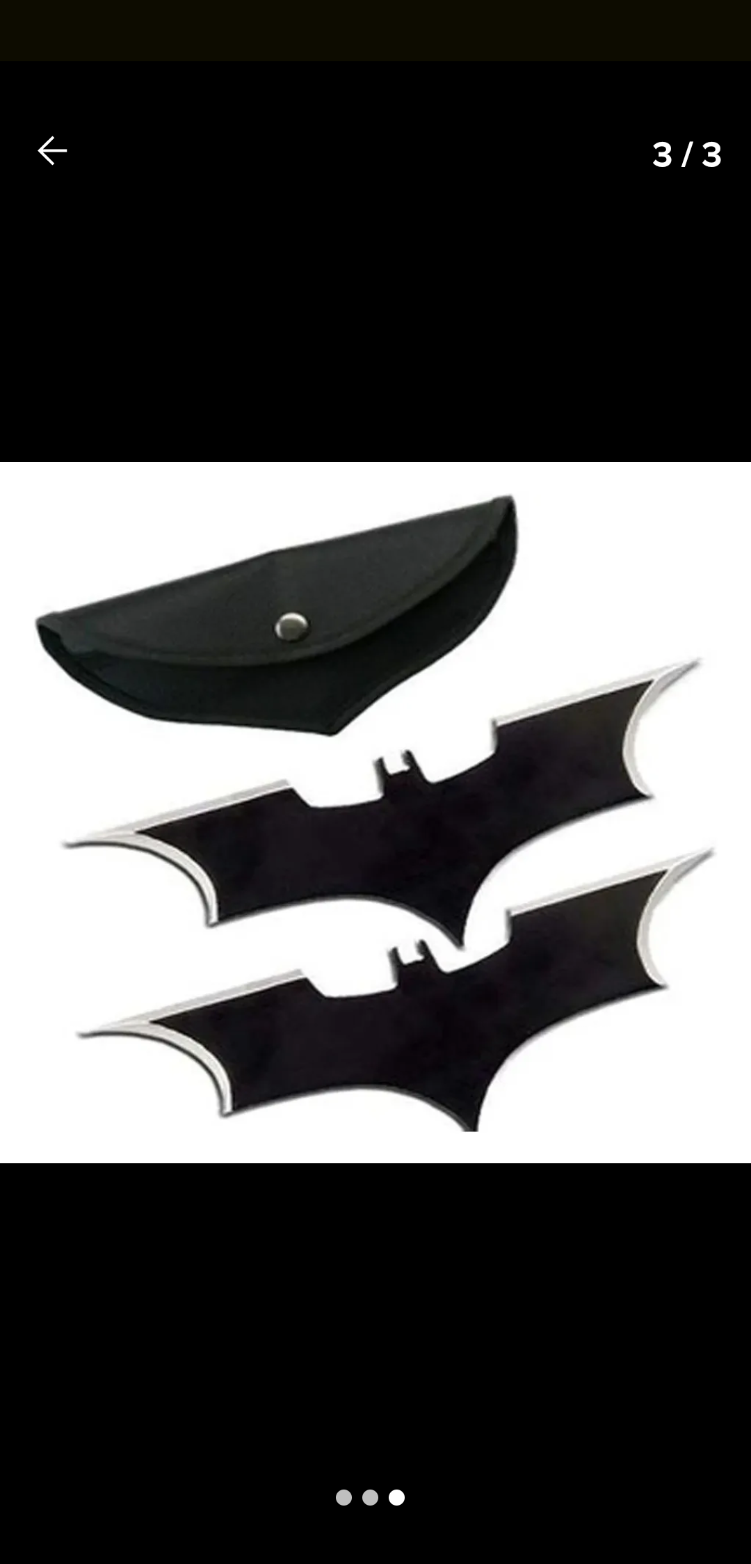 Batarang / cuchillos tácticos con puntas de lanzamiento