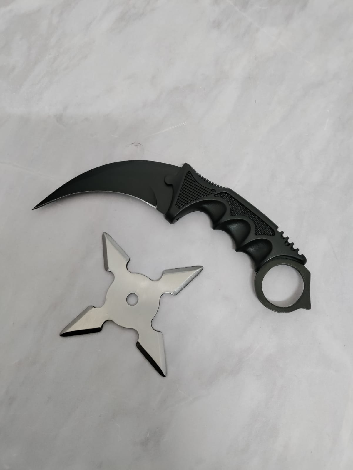 Karambit + estrella ninja 4 puntas