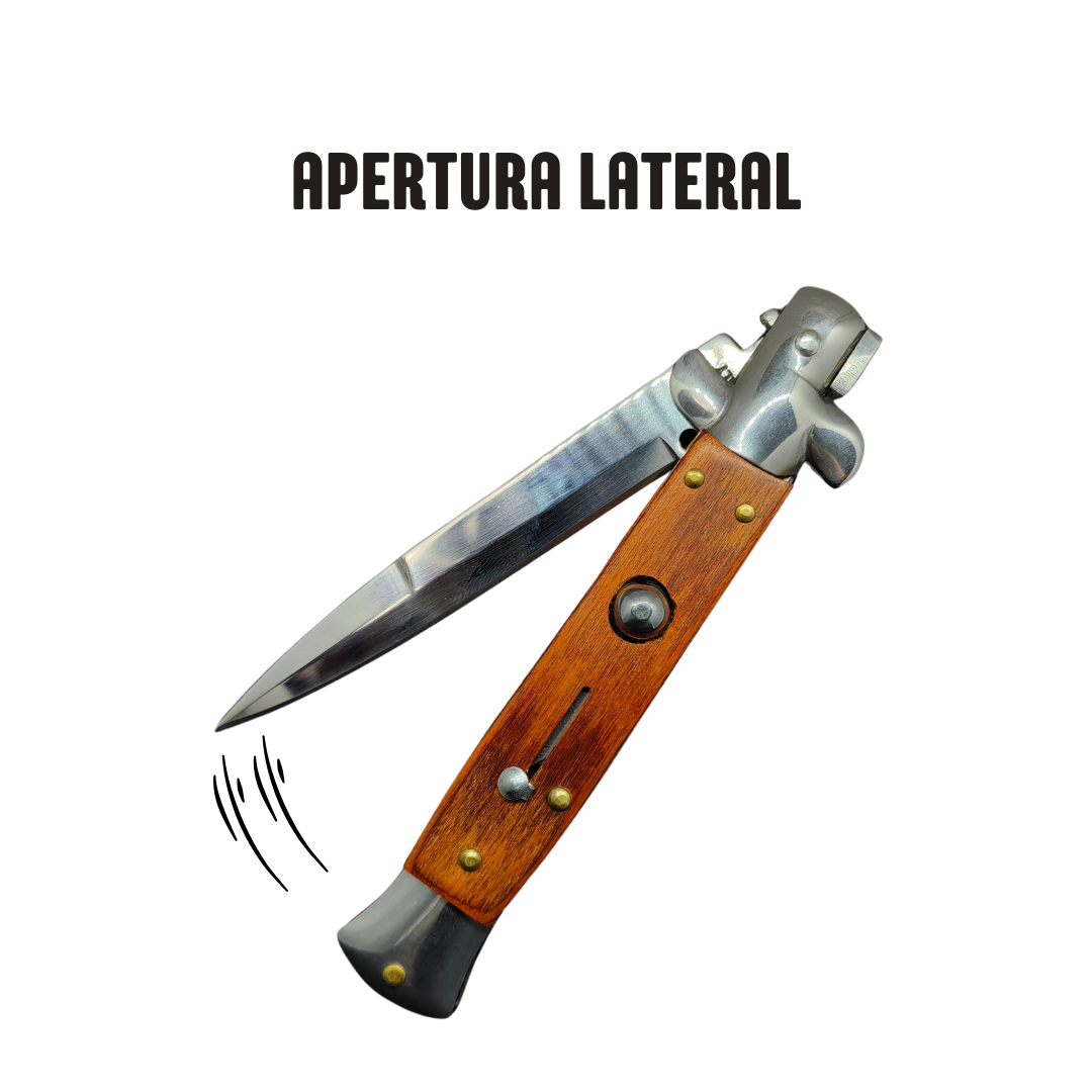 Stiletto Italiana automática de madera 23cm