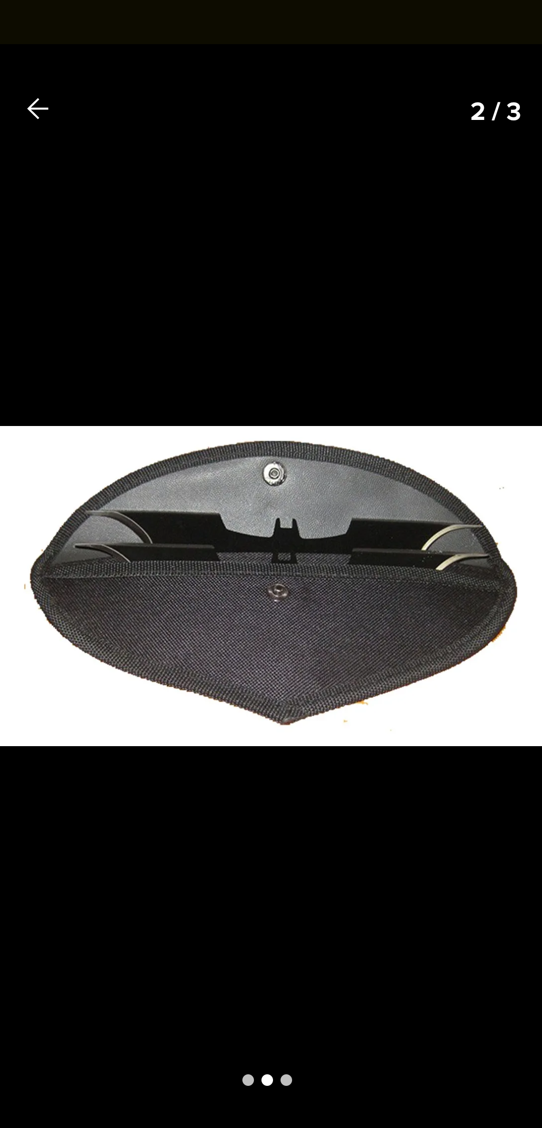 Batarang / cuchillos tácticos con puntas de lanzamiento